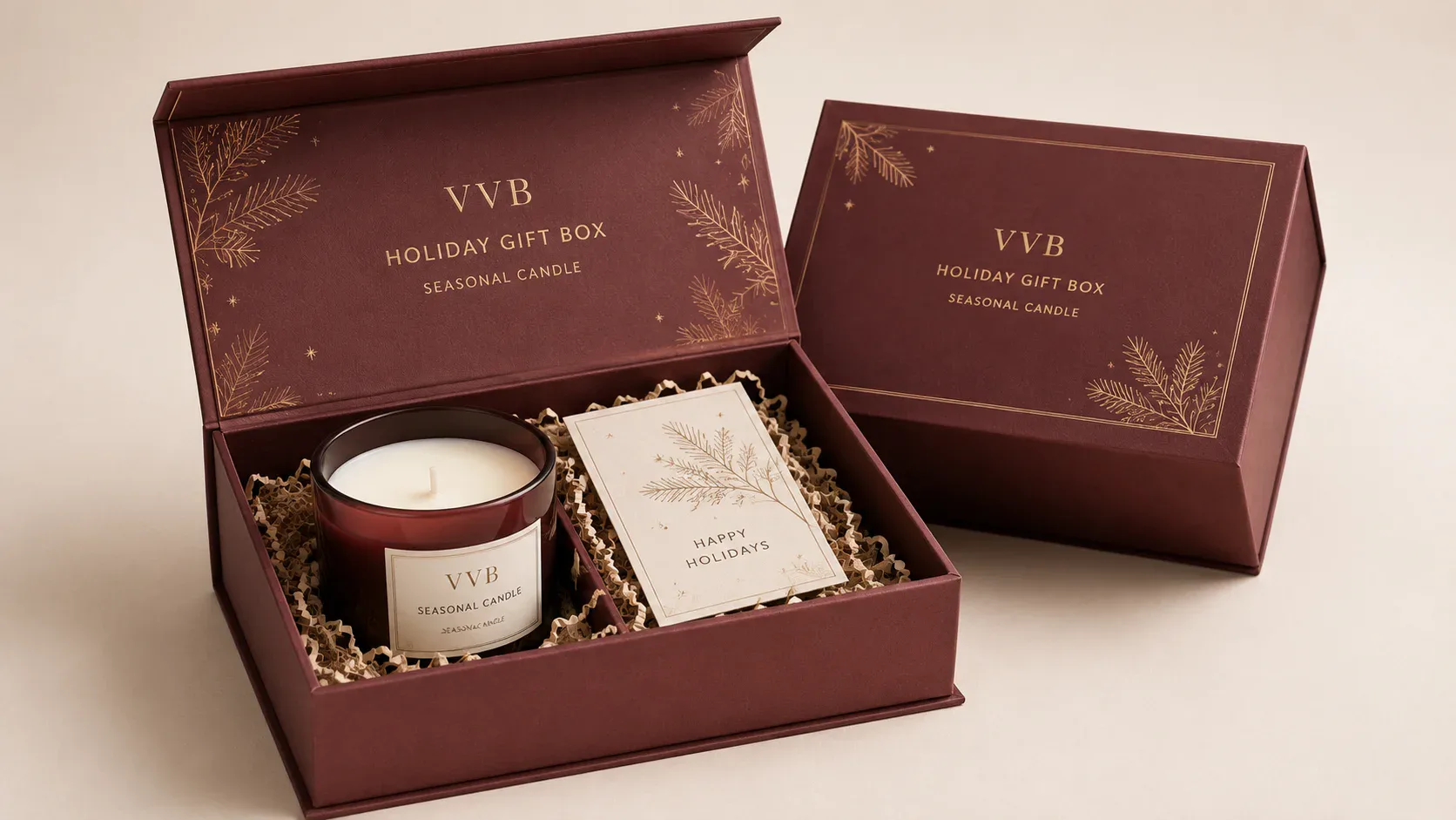Holiday gift packaging for Christmas and year-end corporate gifting